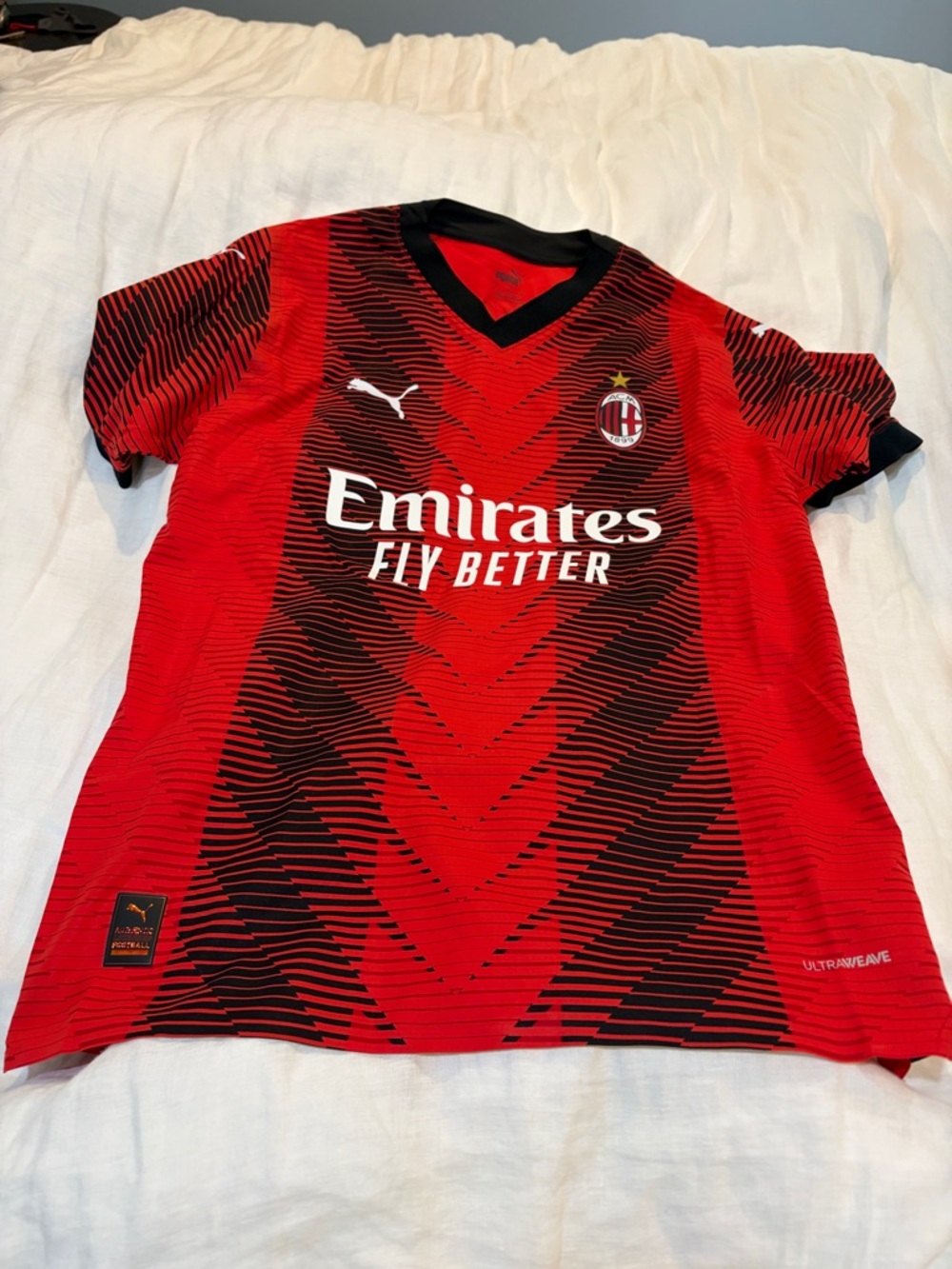Puma Red and Black AC Milan Home Jersey